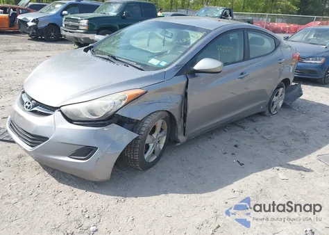 2011 Hyundai Elantra Gls (Ulsan Plant) from USA, damaged, VIN KMHDH4AE4BU138546